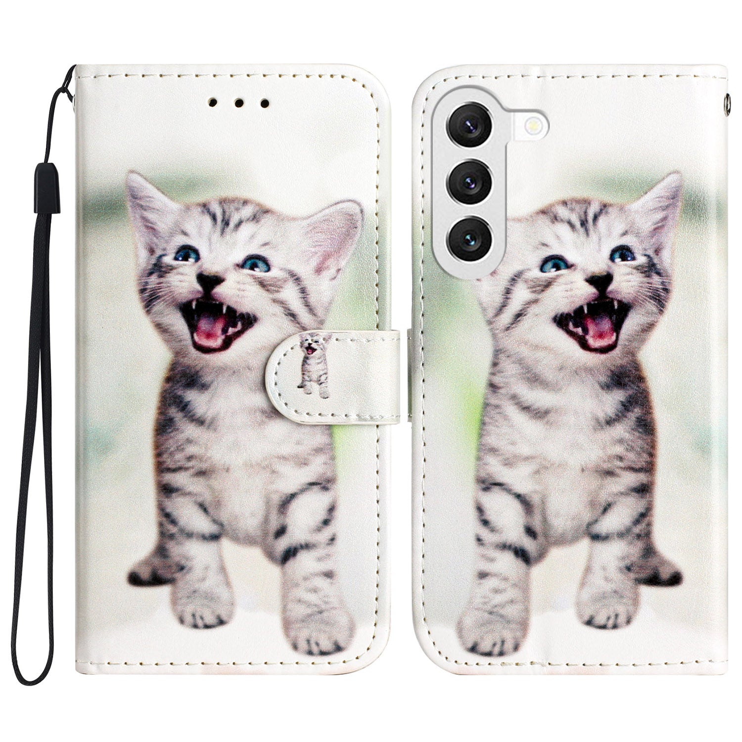 For Samsung Galaxy S23 Pattern Printing Anti-drop Phone Wallet Case Flip Stand Leather Shell For Samsung Galaxy S23 Pattern Printing Anti-drop Phone Wallet Case Flip Stand Leather Shell